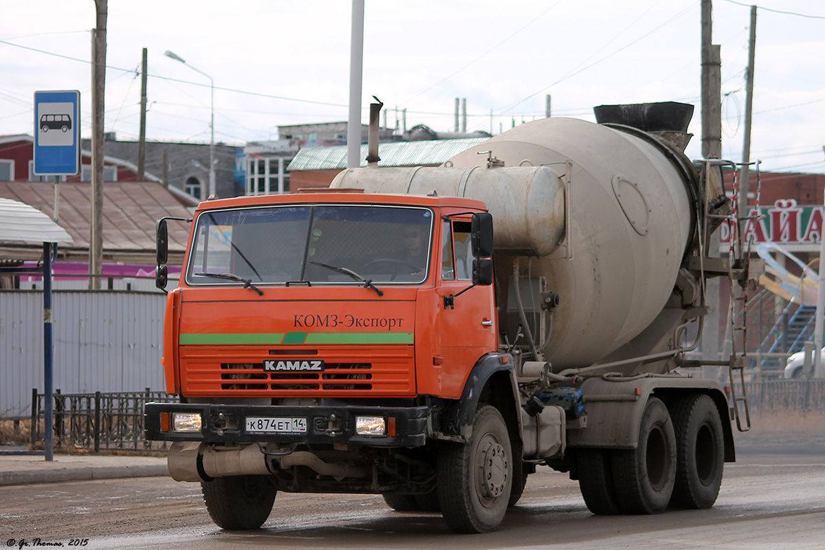 Саха (Якутия), № К 874 ЕТ 14 — КамАЗ-53229-15 [53229R]