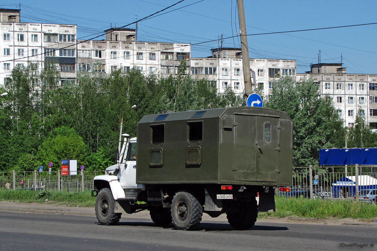 Нижегородская область, № Х 345 СМ 52 — ГАЗ-33081 «Садко»