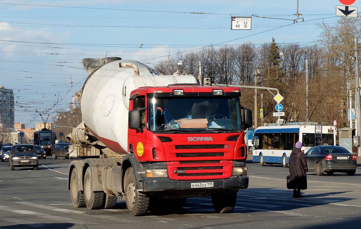 Москва, № Е 443 ХХ 199 — Scania ('2004) P380