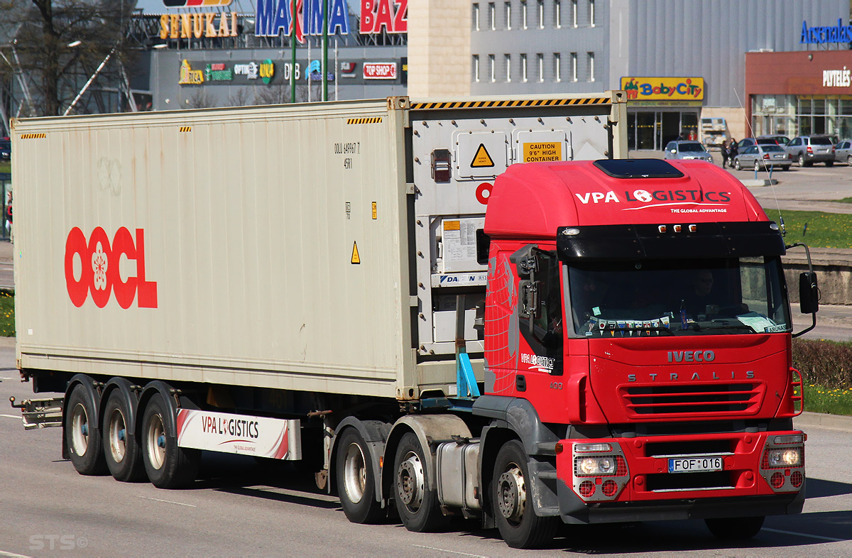 Литва, № FOF 016 — IVECO Stralis ('2002) 400