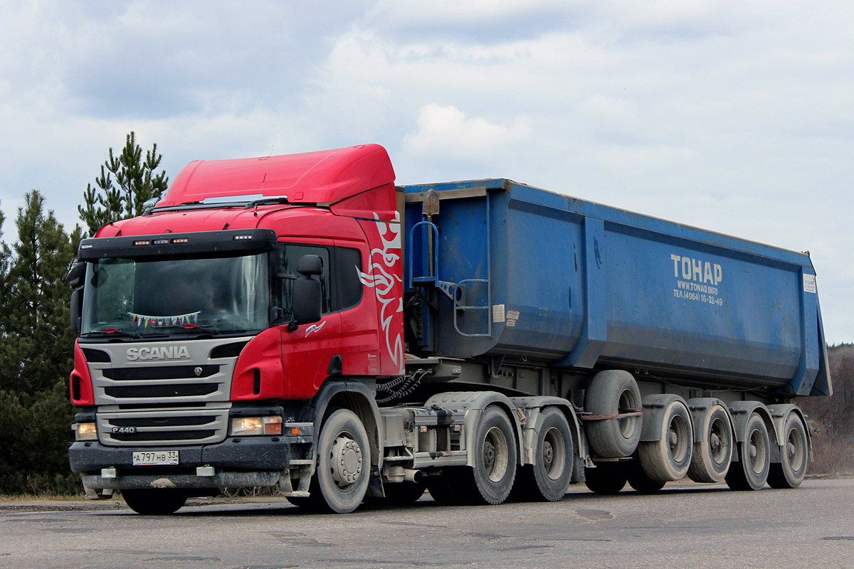 Владимирская область, № А 797 НВ 33 — Scania ('2011) P440