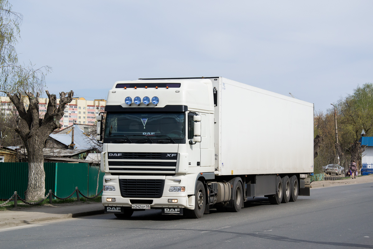 Пензенская область, № Н 242 ЕР 58 — DAF XF95 FT