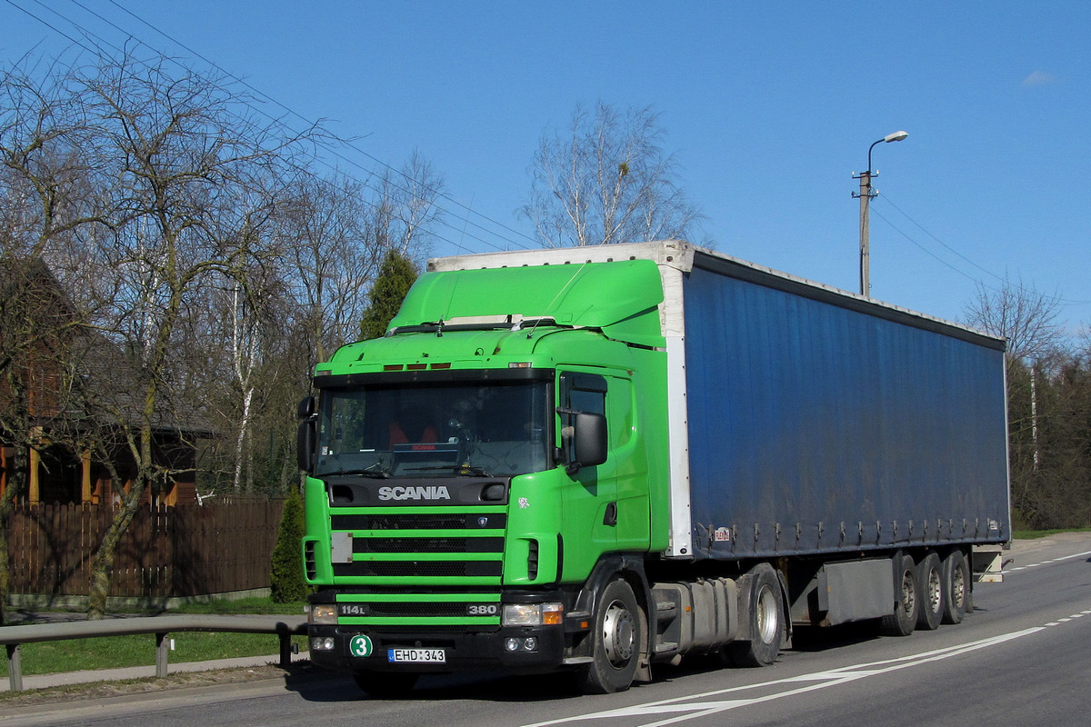 Литва, № EHD 343 — Scania ('1996) R114L