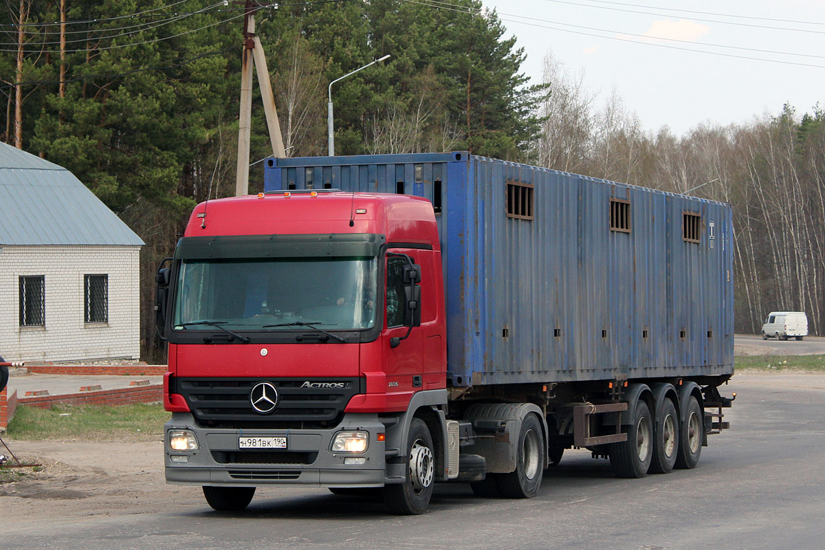 Московская область, № Н 981 ВК 190 — Mercedes-Benz Actros ('2003) 1836