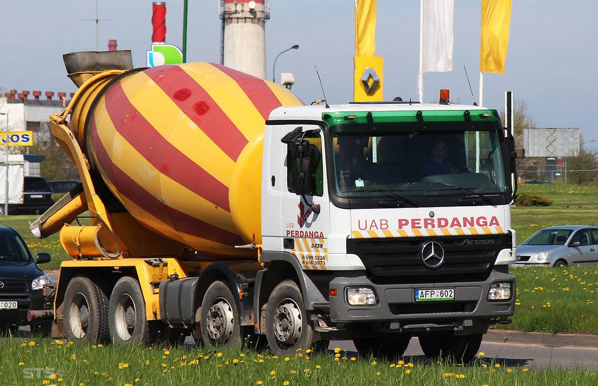 Литва, № AFP 602 — Mercedes-Benz Actros ('2003) 3236