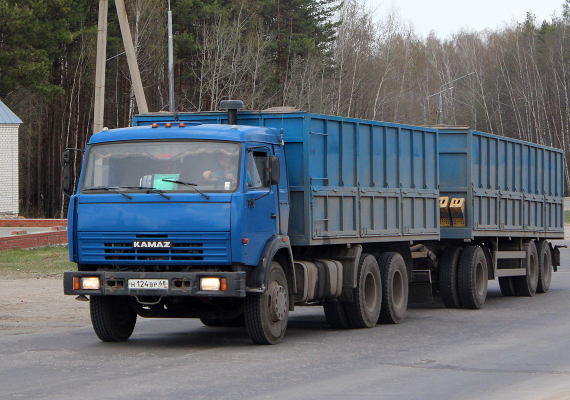 Тамбовская область, № Н 124 ВР 68 — КамАЗ-53215 (общая модель)