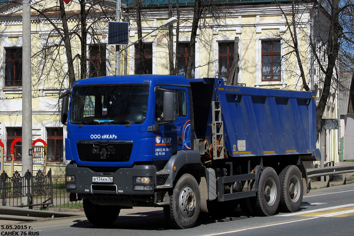 Ярославская область, № В 174 КН 76 — MAN TGS ('2007) 40.390