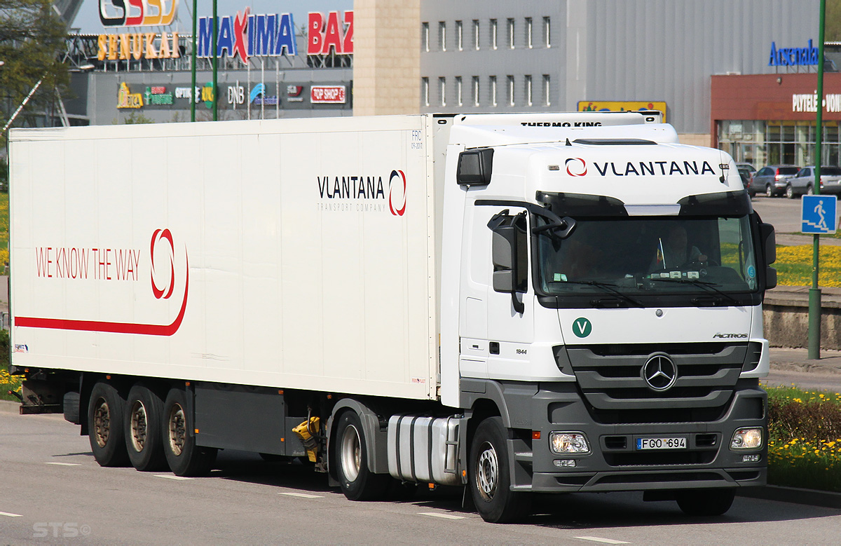 Литва, № FGO 694 — Mercedes-Benz Actros ('2009) 1844