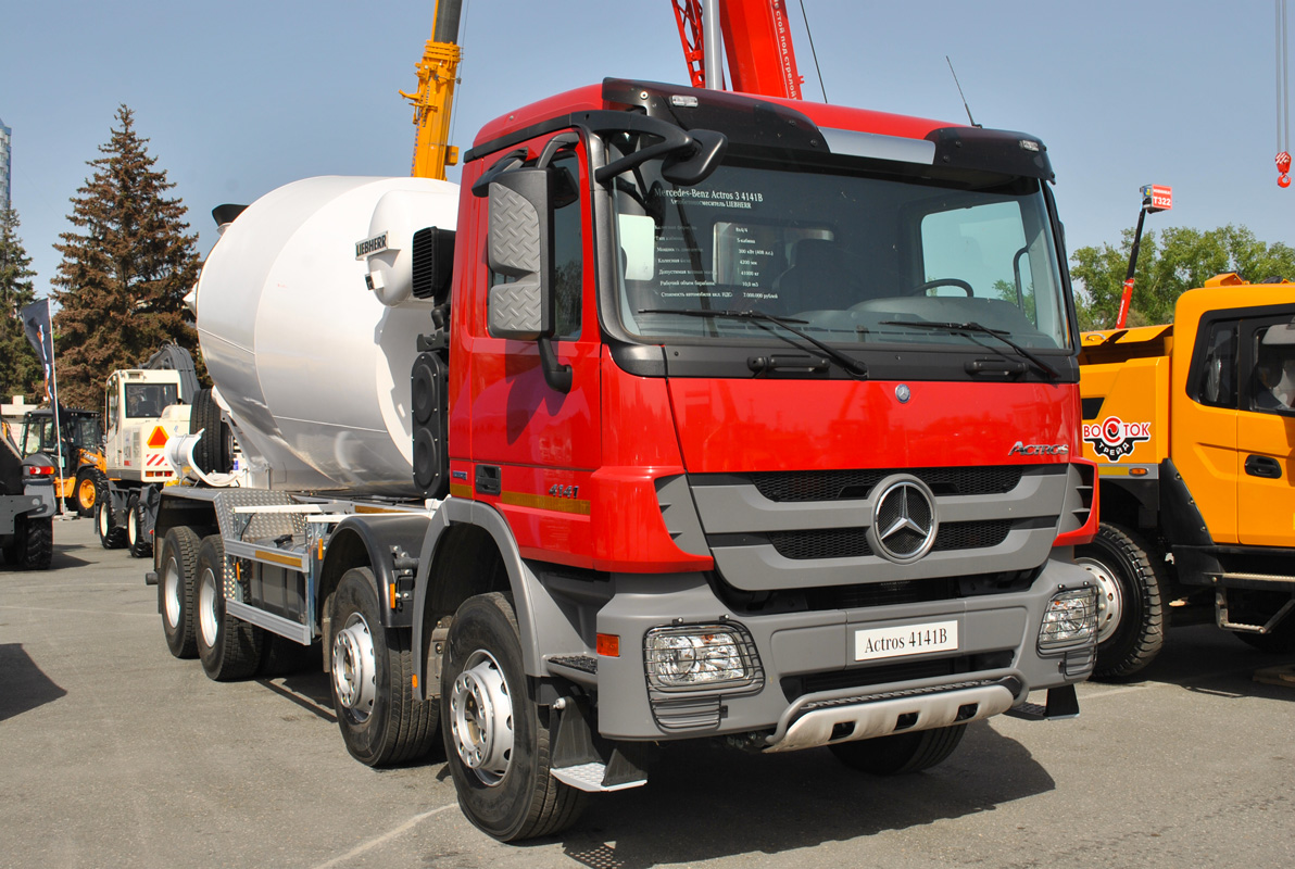 Самарская область, № (63) Б/Н 0091 — Mercedes-Benz Actros ('2009) 4141; Самарская область — Новые автомобили