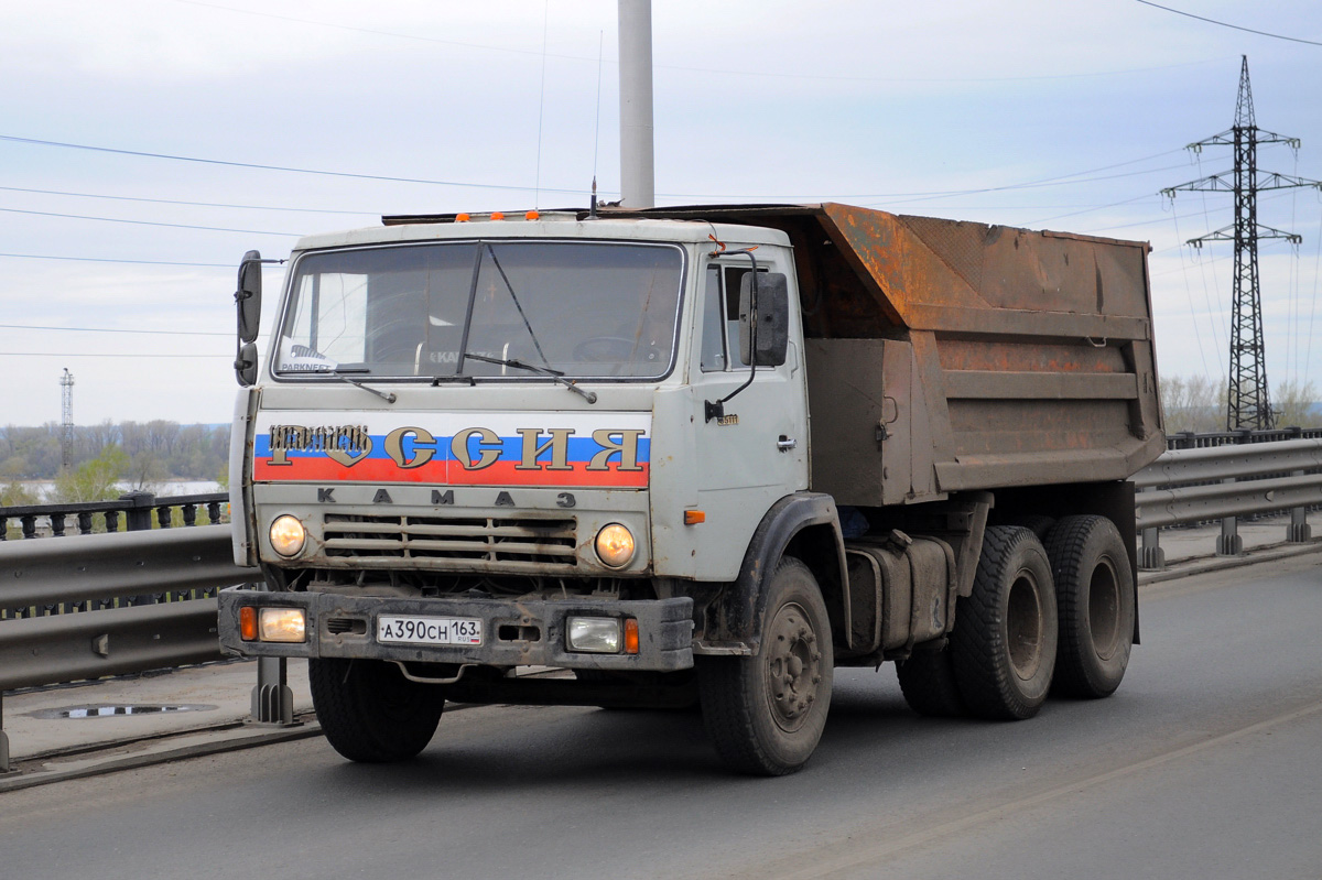 Самарская область, № А 390 СН 163 — КамАЗ-5511