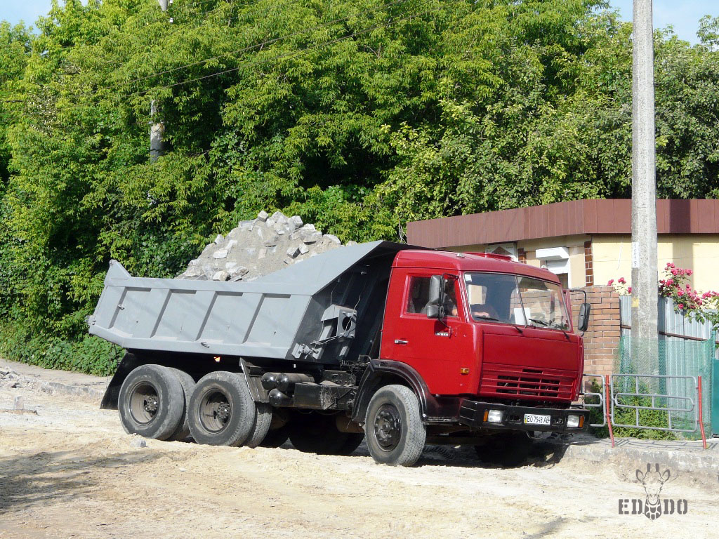 Тернопольская область, № ВО 7548 АВ — КамАЗ-55111-02 [55111C]