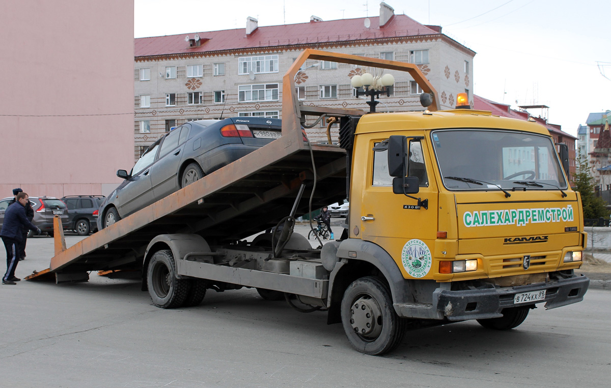 Ямало-Ненецкий автоном.округ, № В 724 КХ 89 — КамАЗ-4308 [430800]