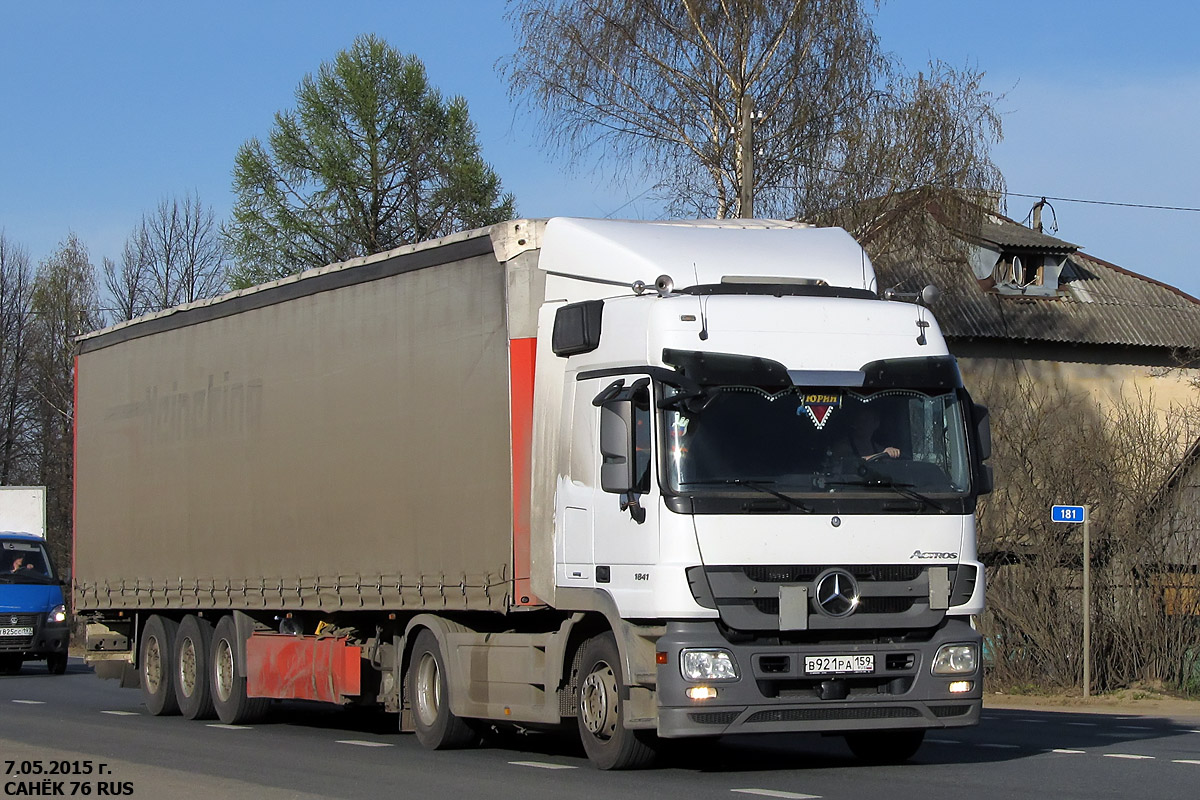 Пермский край, № В 921 РА 159 — Mercedes-Benz Actros ('2009) 1841