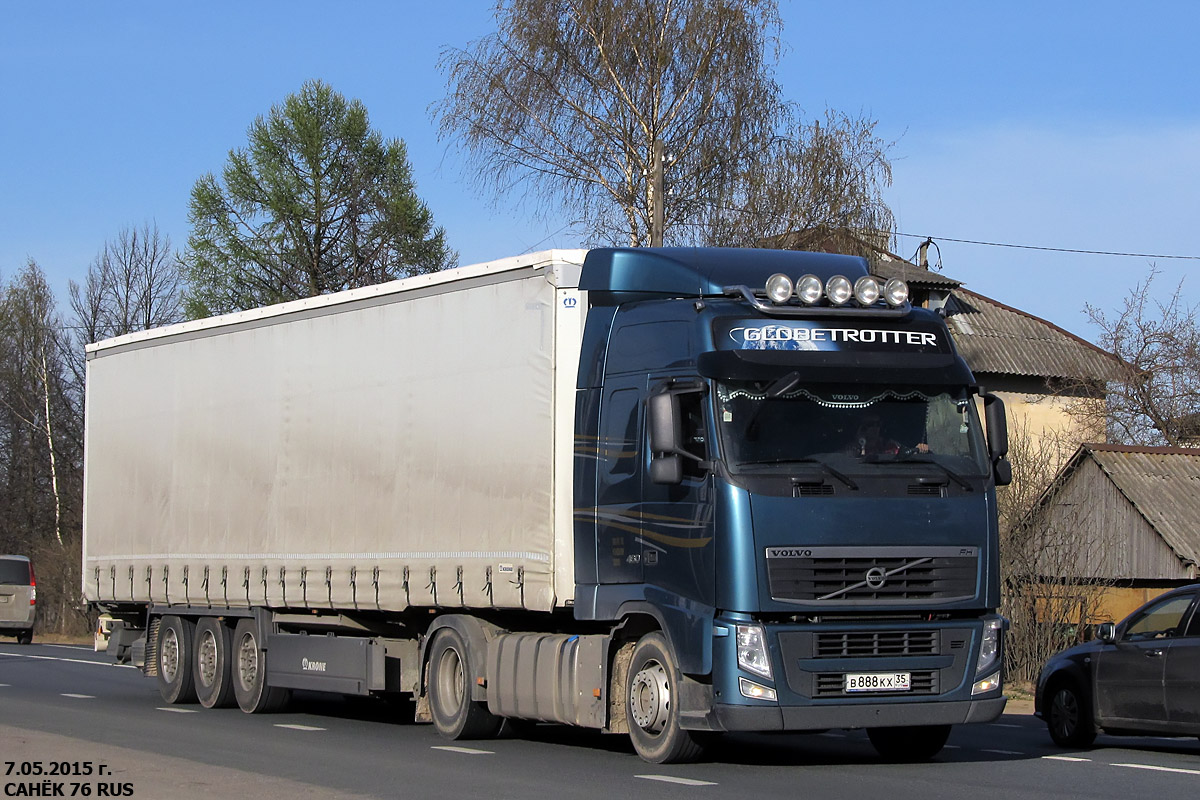 Вологодская область, № В 888 КХ 35 — Volvo ('2008) FH.460; Volvo ('2008) FH.460 "Чемпион Эпохи" (Ярославская область)