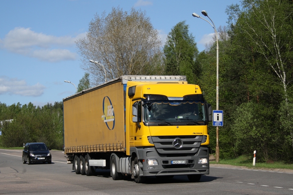 Литва, № HOD 313 — Mercedes-Benz Actros ('2009) 1844