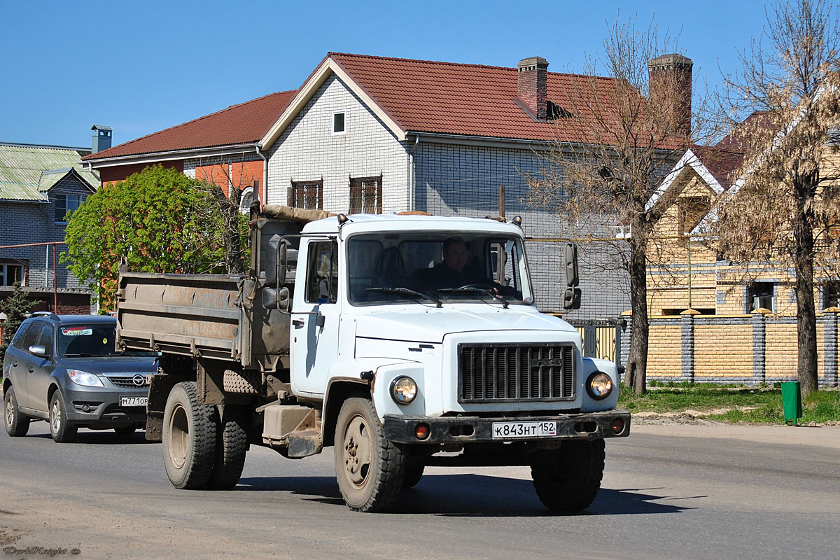 Нижегородская область, № К 843 НТ 152 — ГАЗ-3309