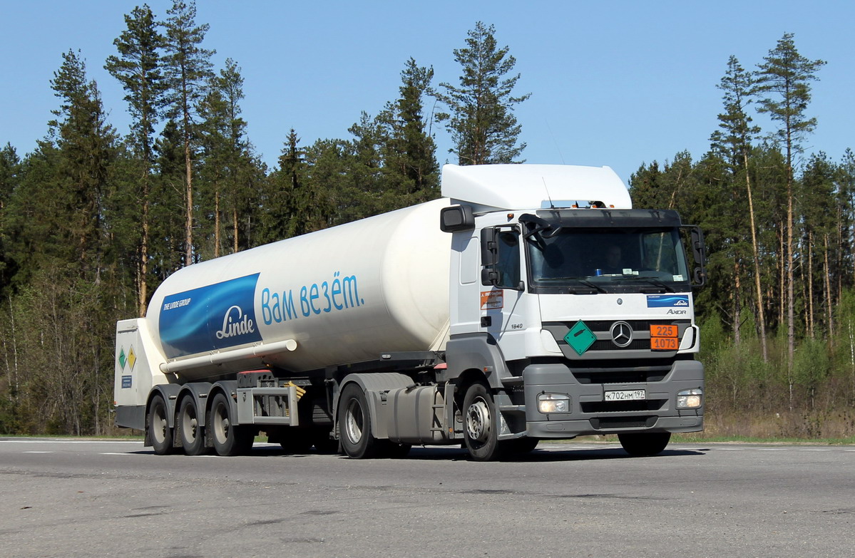 Москва, № К 702 НМ 197 — Mercedes-Benz Axor 1840