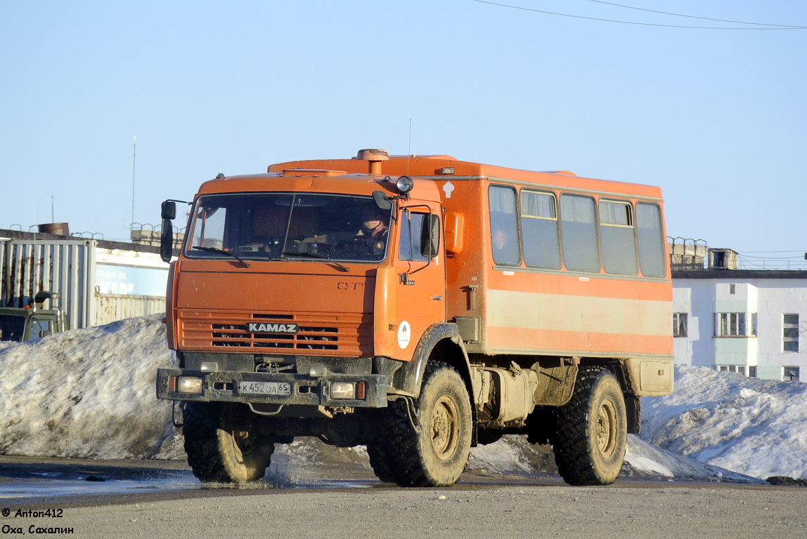 Сахалинская область, № К 452 ОА 65 — КамАЗ-4326-15 [43260R]