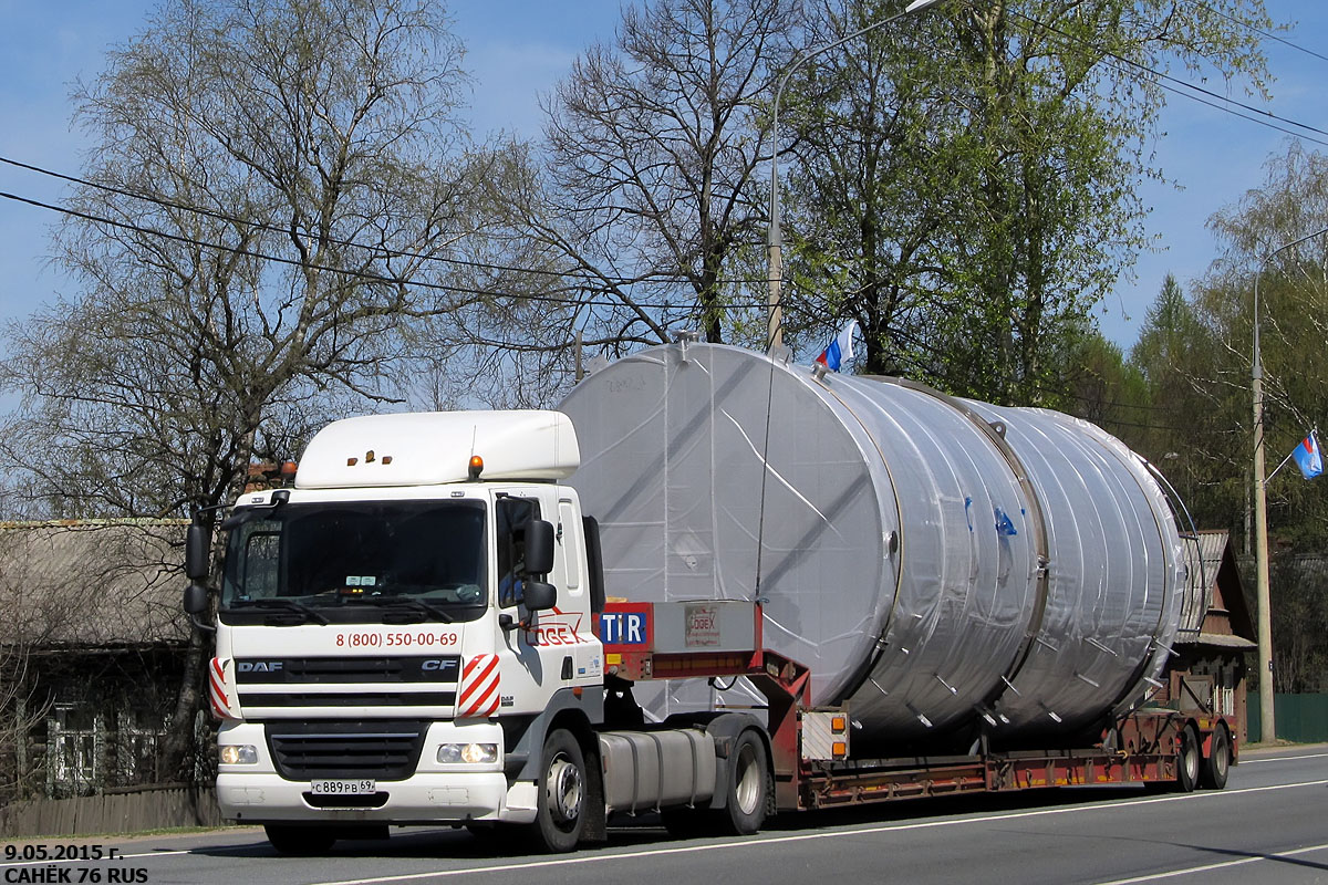 Тверская область, № С 889 РВ 69 — DAF CF85 FT