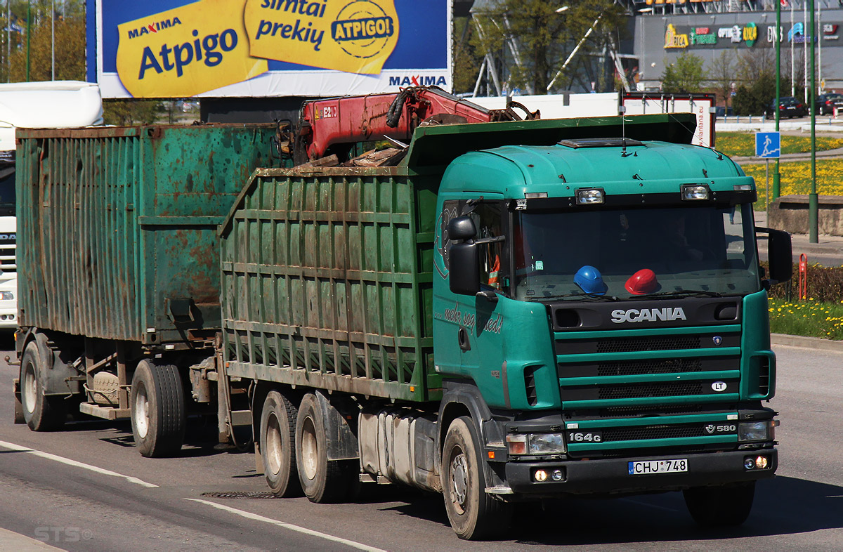 Литва, № CHJ 748 — Scania ('1996) R164G