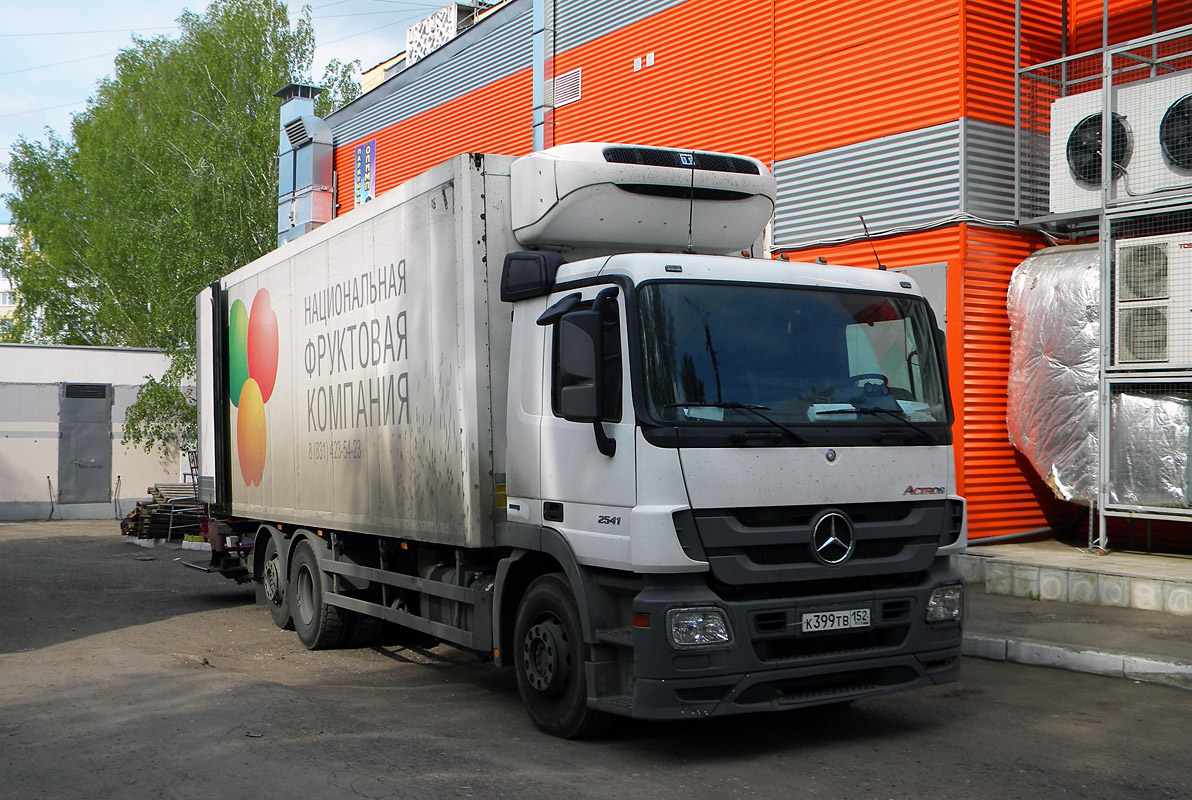 Нижегородская область, № К 399 ТВ 152 — Mercedes-Benz Actros '09 2541 [Z9M]