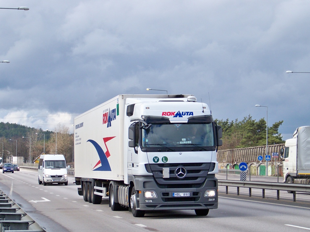 Литва, № HBL 890 — Mercedes-Benz Actros ('2009) 1844