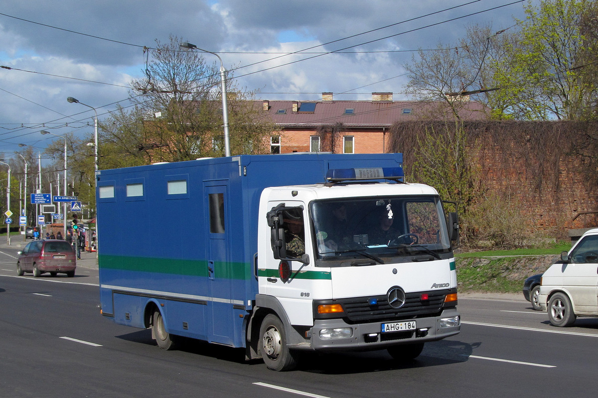 Литва, № AHG 184 — Mercedes-Benz Atego 818