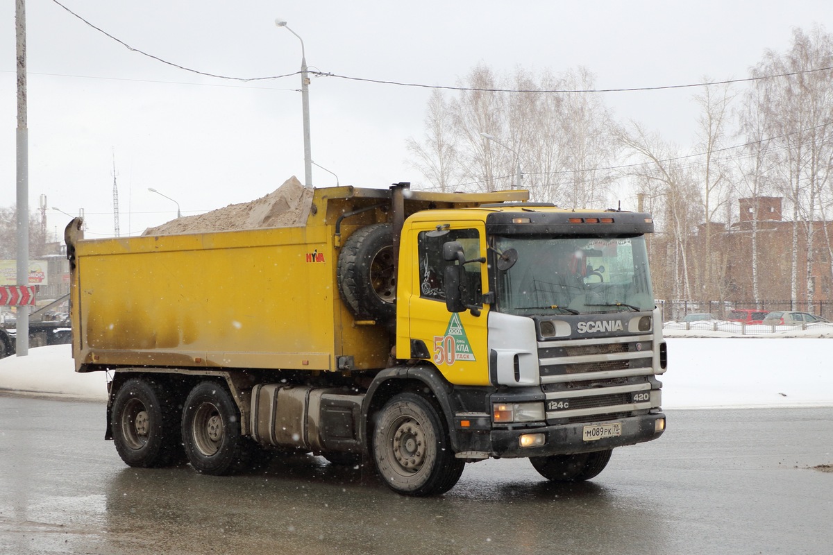 Томская область, № М 089 РК 70 — Scania ('1996) P124C