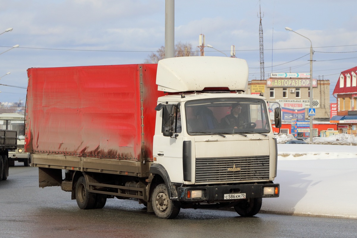 Томская область, № С 586 КМ 70 — МАЗ-4370 (общая модель)