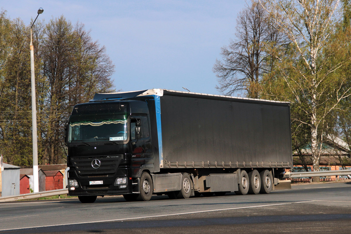 Костанайская область, № 435 AAA 10 — Mercedes-Benz Actros ('2003) 1844