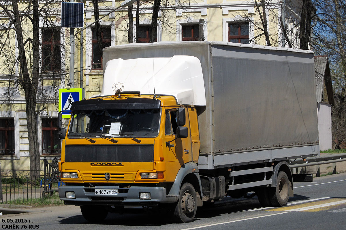 Костромская область, № Н 167 УМ 44 — КамАЗ-4308-H3