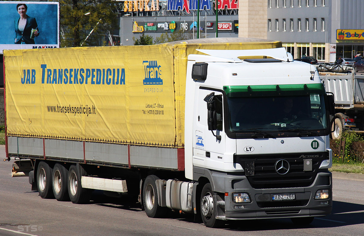 Литва, № ABZ 266 — Mercedes-Benz Actros ('2003) 1844