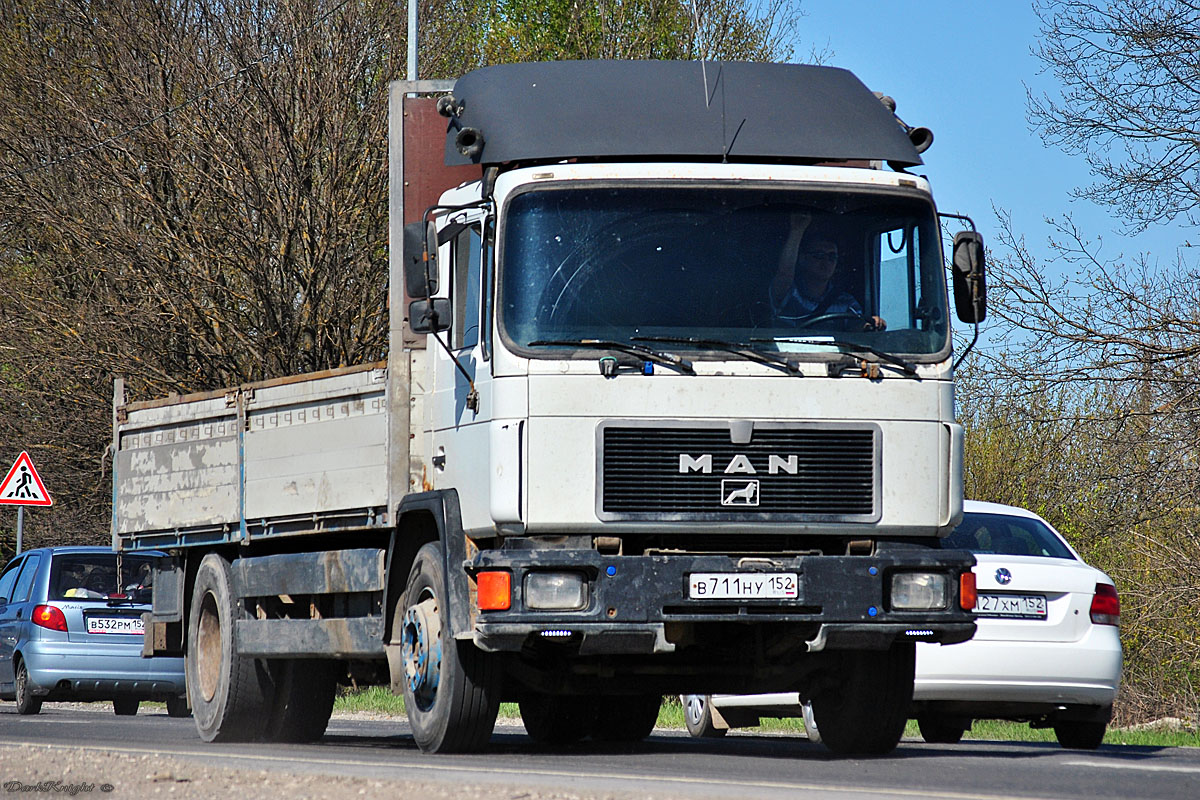 Нижегородская область, № В 711 НУ 152 — MAN F90 18.xxx (общая)