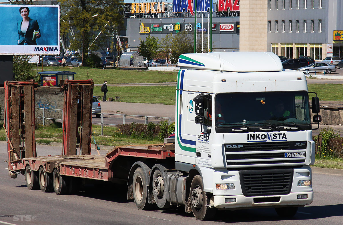 Литва, № GTV 769 — DAF XF95 FTG