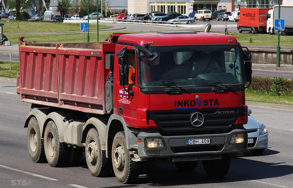 Литва, № DBH 409 — Mercedes-Benz Actros ('2003) 4141