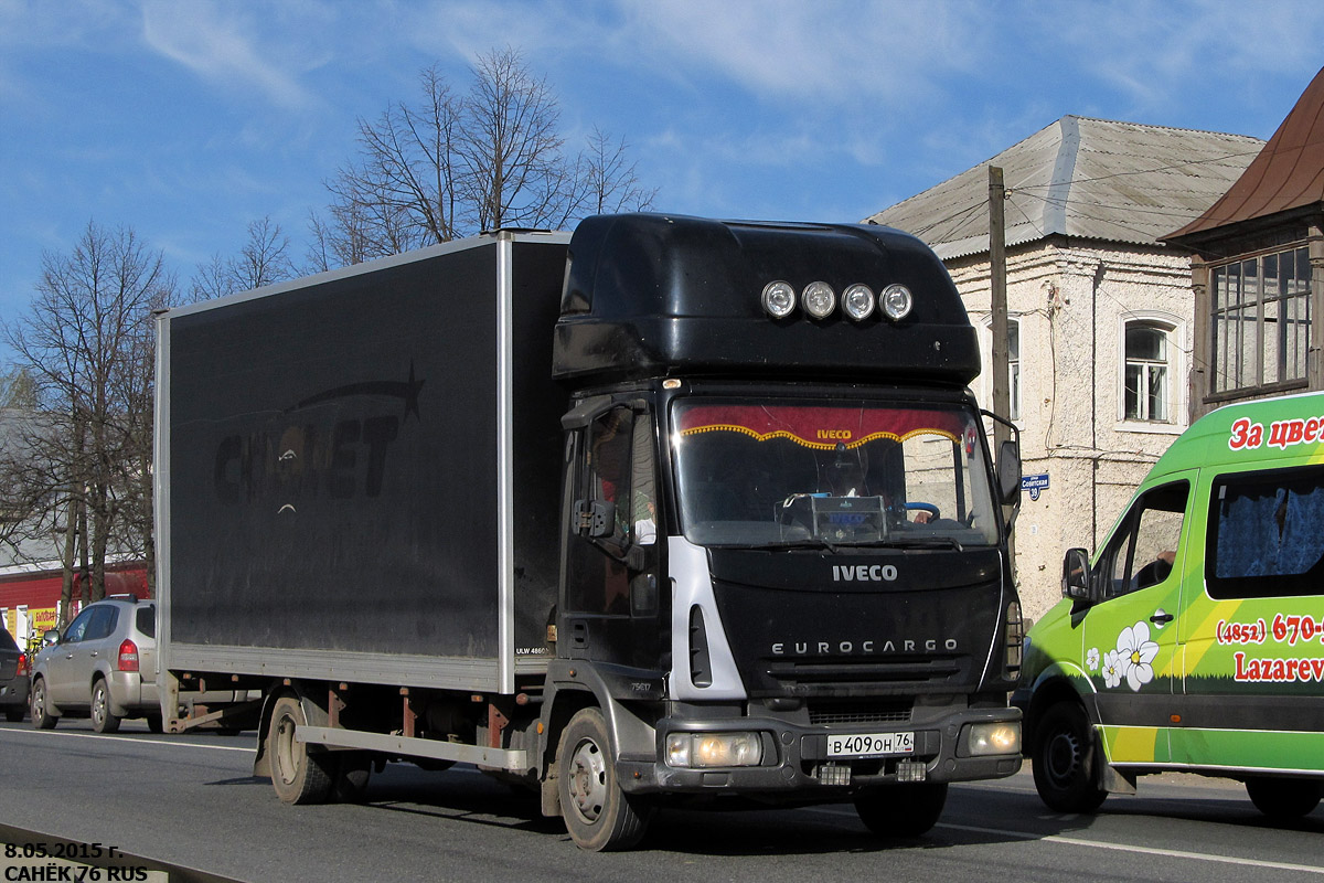 Ярославская область, № В 409 ОН 76 — IVECO EuroCargo ('2002)