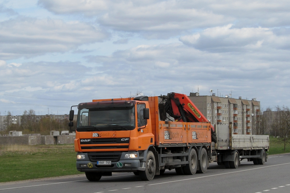 Литва, № HNR 765 — DAF CF85 FAS