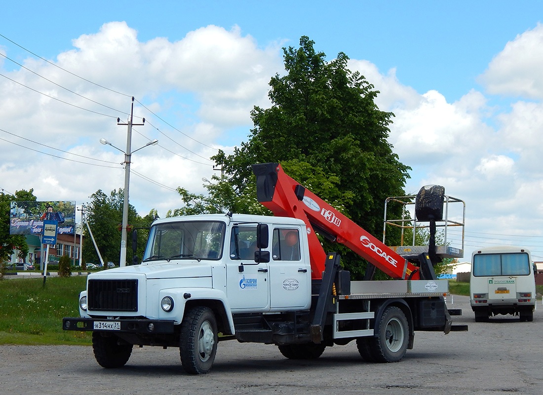 Белгородская область, № Н 314 НХ 31 — ГАЗ-3309