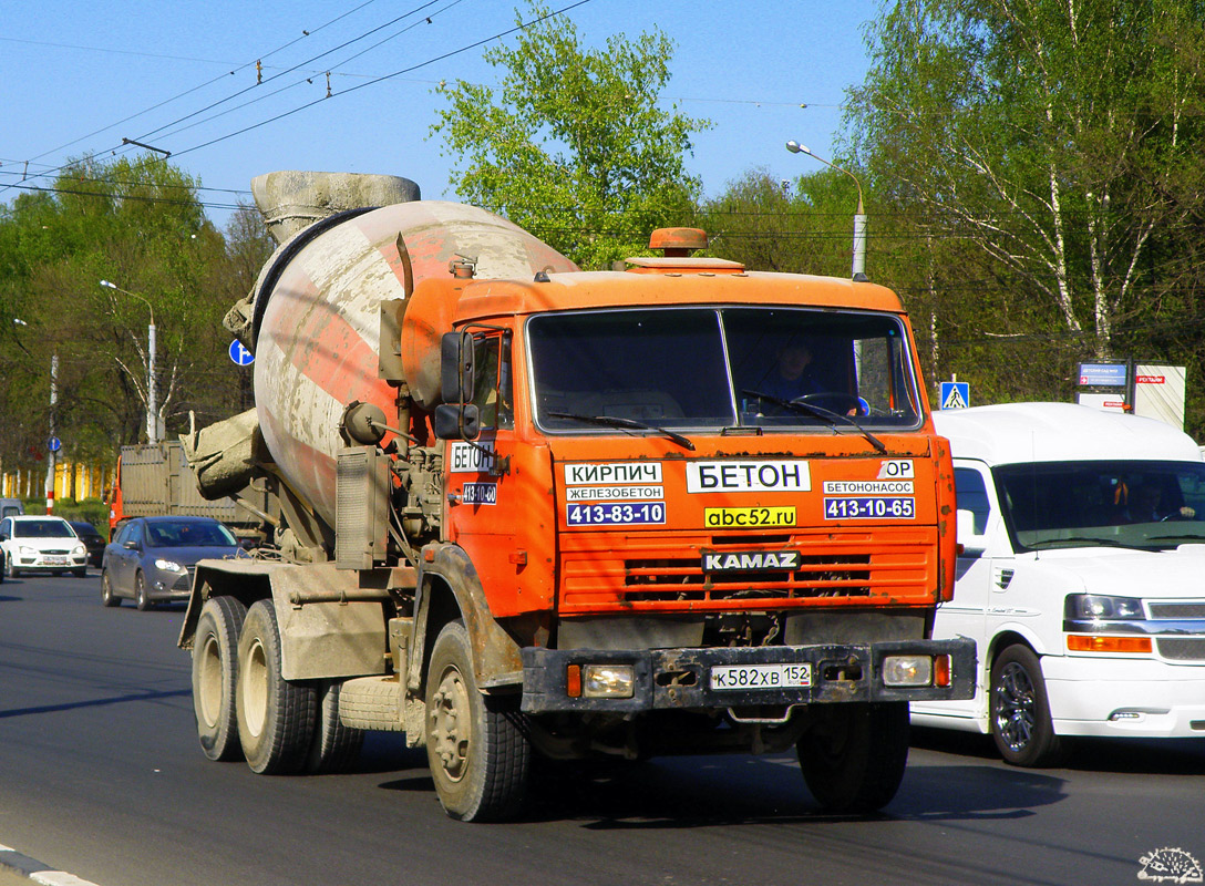 Нижегородская область, № К 582 ХВ 152 — КамАЗ-53229-15 [53229R]