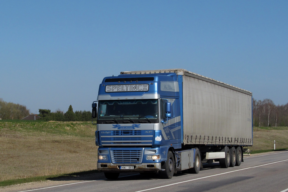 Латвия, № HM-965 — DAF XF95 FT