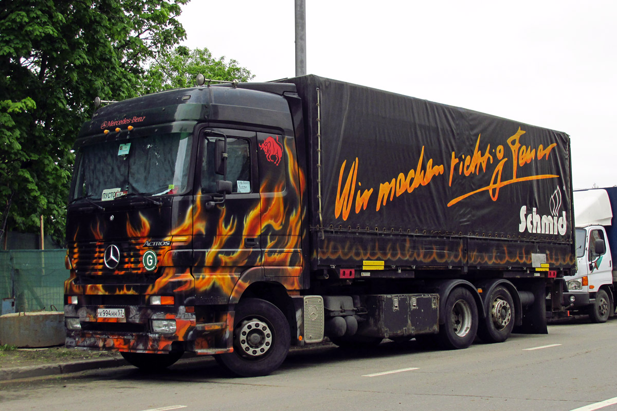 Орловская область, № Х 994 НН 57 — Mercedes-Benz Actros ('1997)