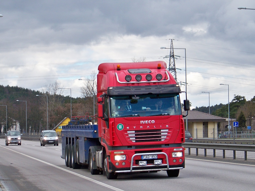 Литва, № FAD 853 — IVECO Stralis ('2002)