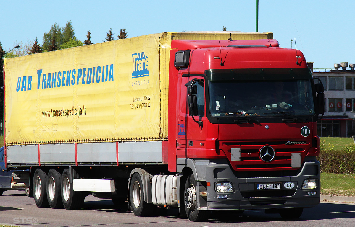 Литва, № DRE 181 — Mercedes-Benz Actros ('2003) 1841