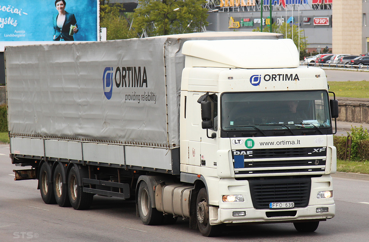 Литва, № FFO 639 — DAF XF95 FT