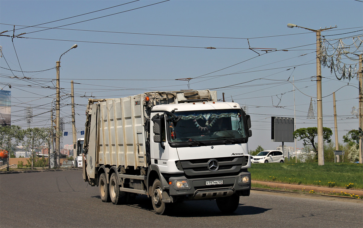 Красноярский край, № У 197 МК 124 — Mercedes-Benz Actros '09 3336 [Z9M]