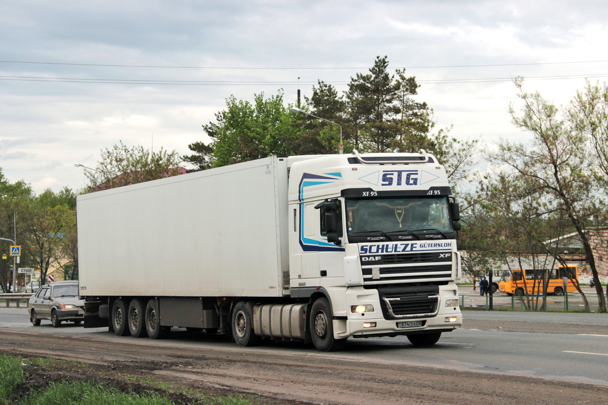 Жамбылская область, № 874 CDA 08 — DAF XF95 FT