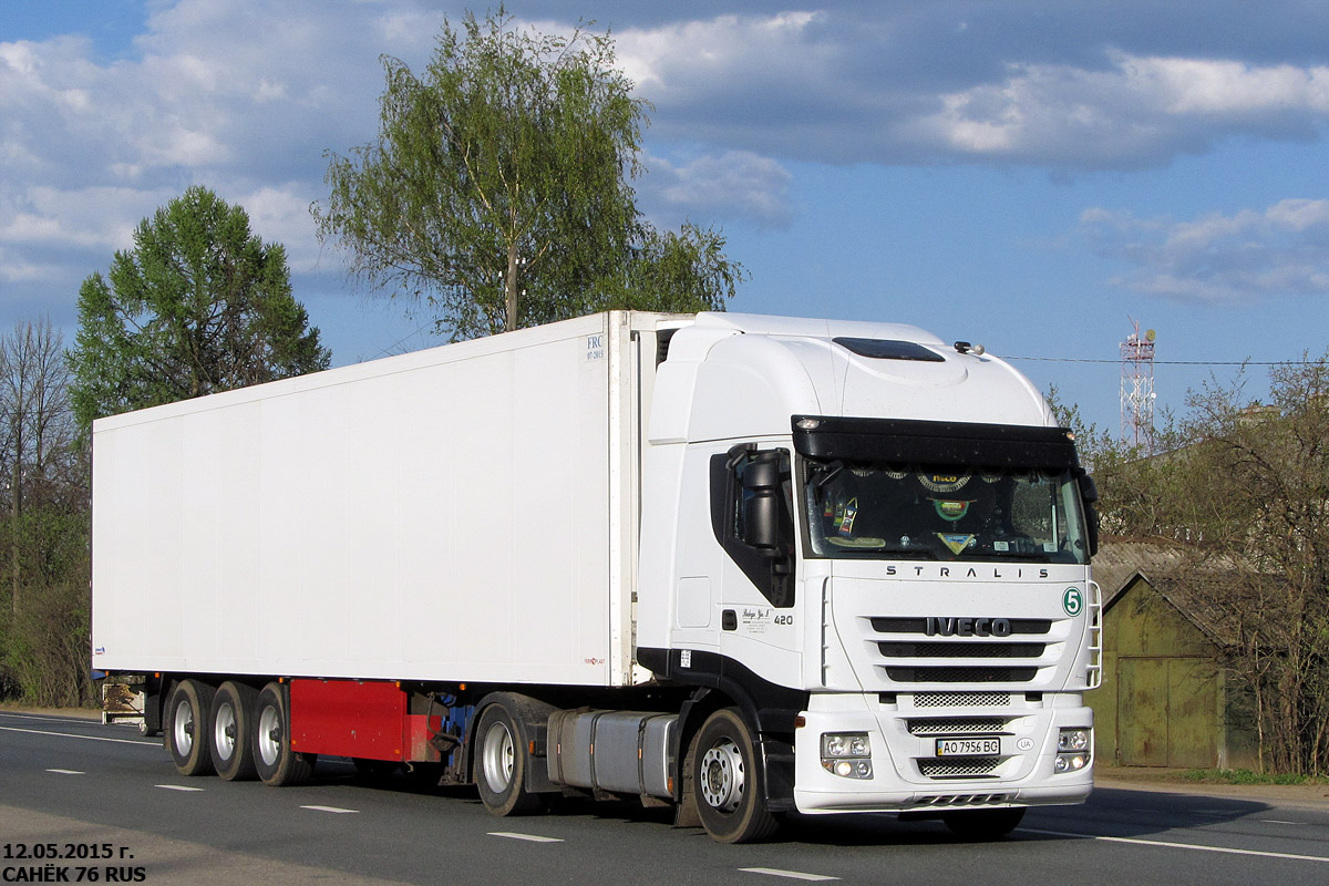 Закарпатская область, № АО 7956 ВС — IVECO Stralis ('2007) 420