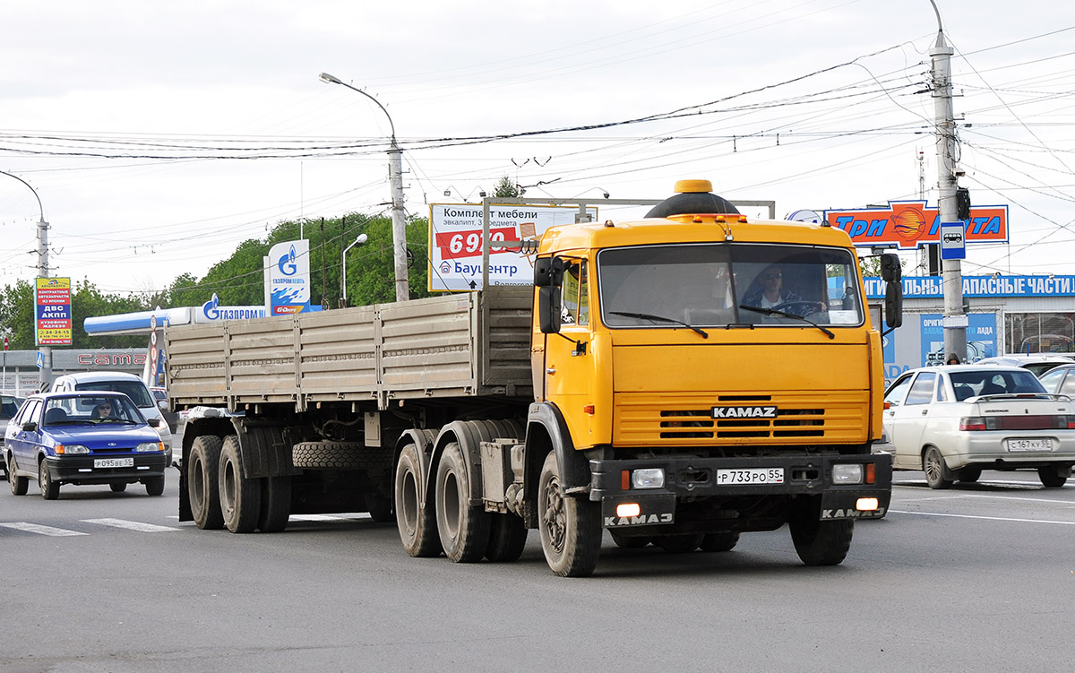 Омская область, № Р 733 РО 55 — КамАЗ-5410