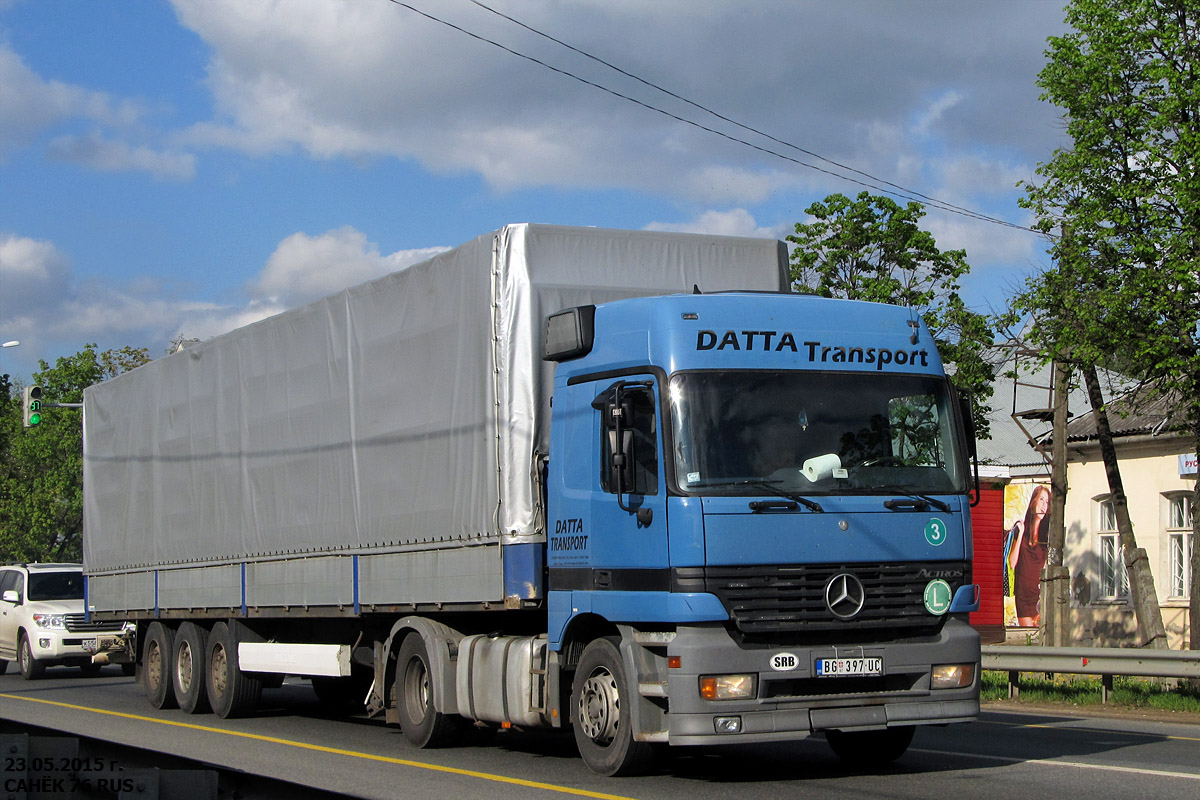 Сербия, № BG 397-UC — Mercedes-Benz Actros ('1997)