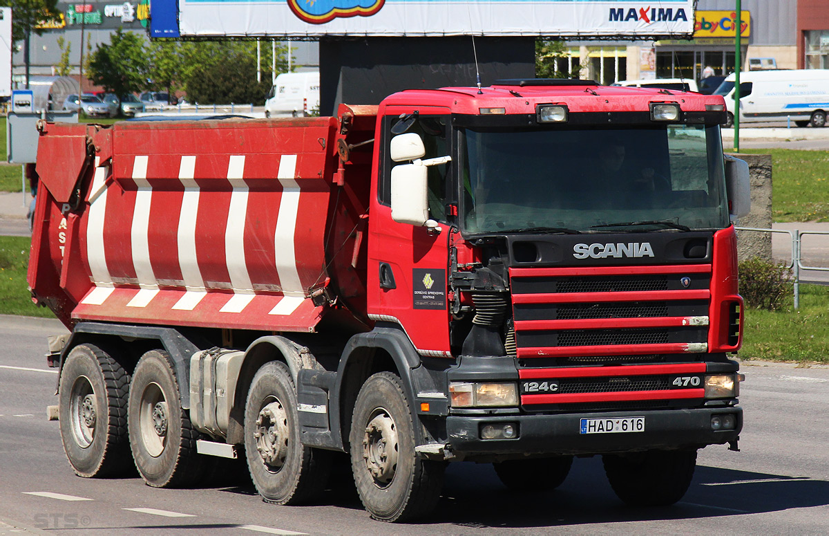 Литва, № HAD 616 — Scania ('1996) R124C